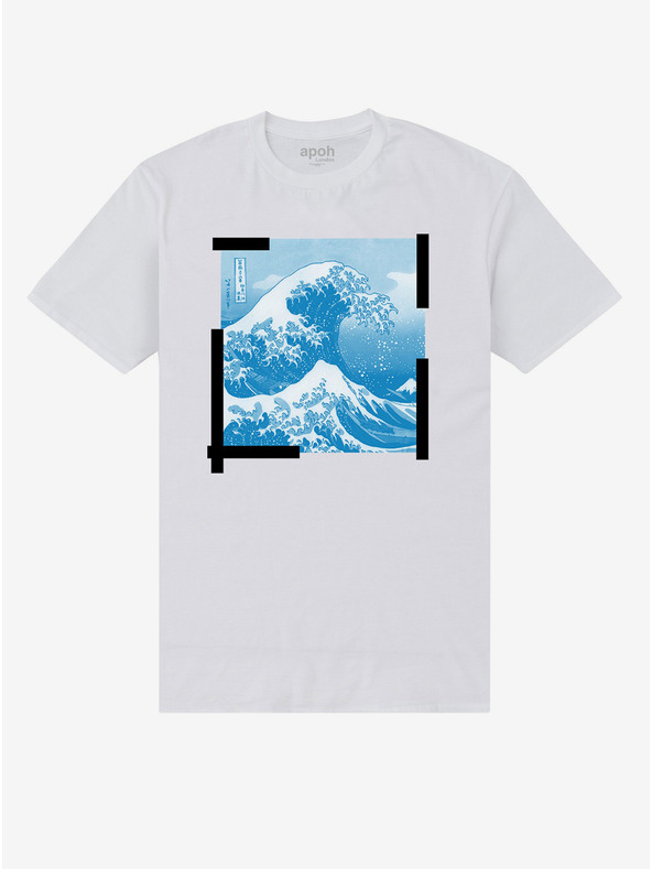 ZOOT.Fan Biele tričko apoh London apoh Hokusai Tape