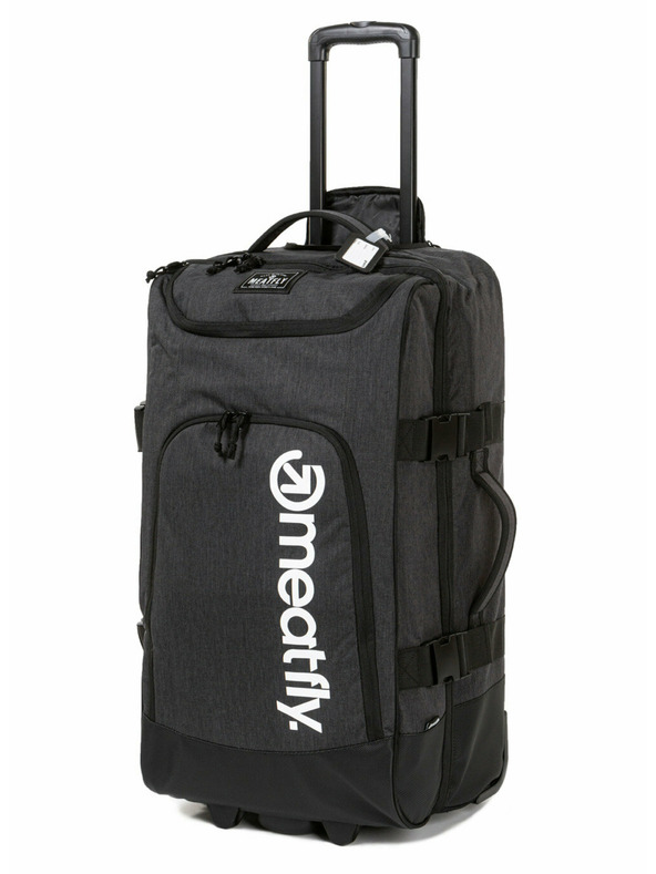 Meatfly Meatfly kufor Contin Heather Charcoal/Black | Čierna | Objem 100 L