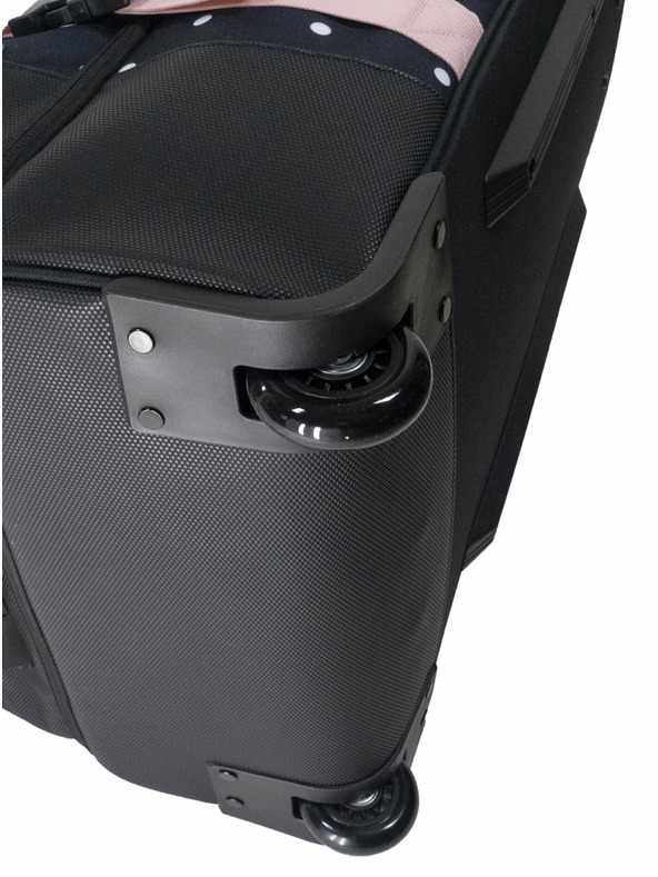 Meatfly Meatfly kufor Contin White Dot / Powder Pink | Čierna | Objem 100 L