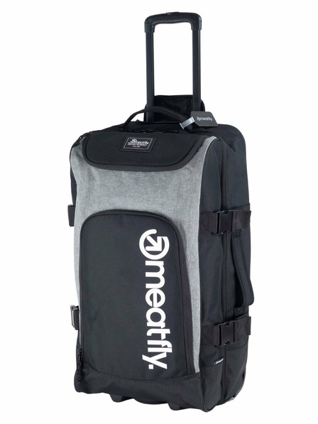 Meatfly Meatfly kufor Contin Grey Heather | Čierna | Objem 100 L