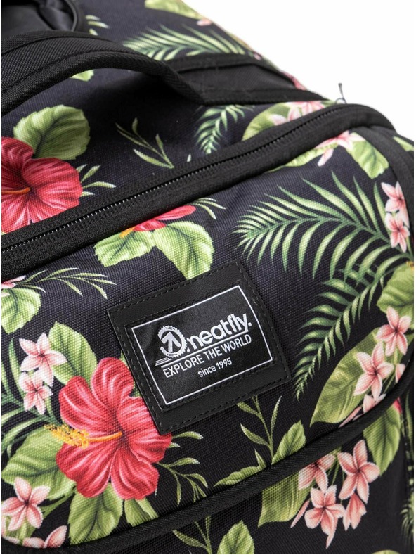 Meatfly Meatfly kufor Contin Black Tropical | Čierna | Objem 100 L