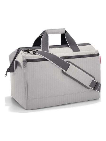 Reisenthel Cestovná taška Reisenthel Allrounder L Pocket Herringbone Grey