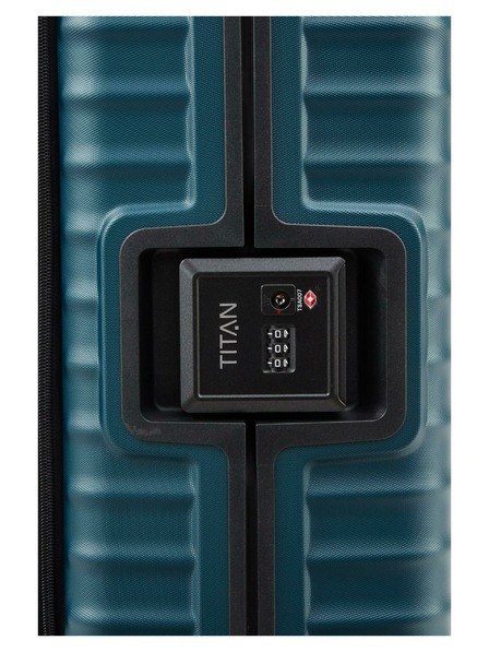 Titan Cestovné puzdro Titan Litron Frame S Predné vrecko Petrol