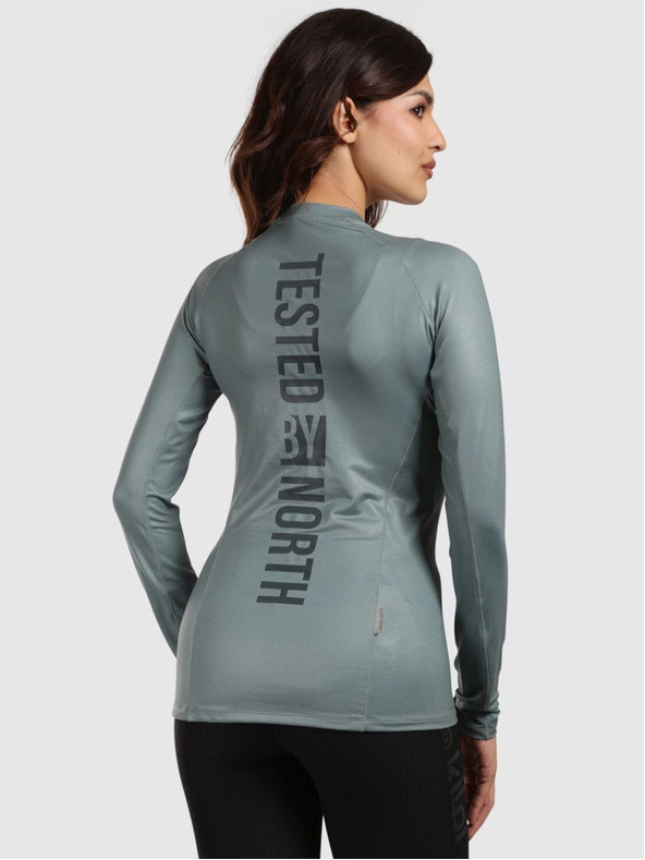 Kilpi Dámske funkčné tričko s dlhým rukávom Kilpi SPOLETO-W Khaki