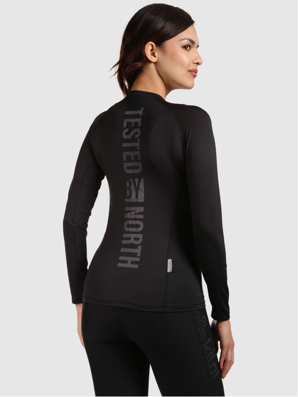 Kilpi Dámske funkčné tričko s dlhým rukávom Kilpi SPOLETO-W Čierna