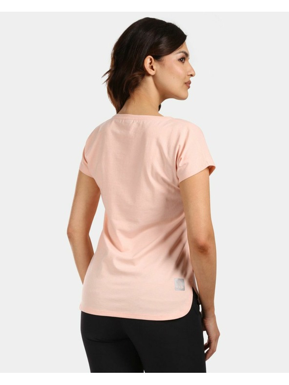 Kilpi Dámske tričko z bavlny Kilpi NELLIM-W Koralová