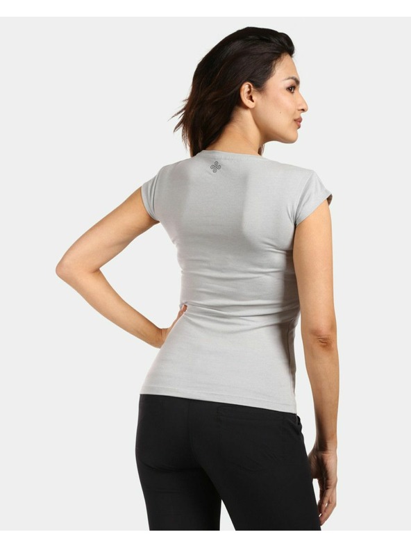 Kilpi Dámske bavlnené tričko Kilpi LOS-W Svetlosivá