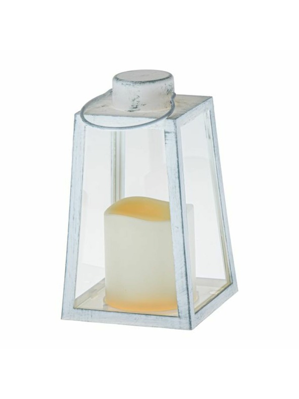 Casa de Engel Plastový lampáš s LED sviečkou, 0/12