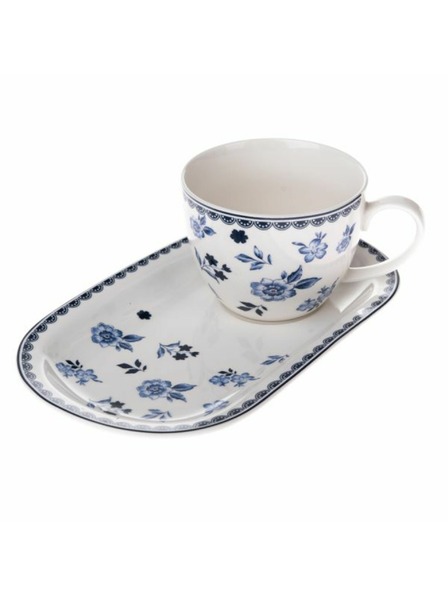 Casa de Engel Porcelánový hrnček s podnosom, 445 ml, 6/18