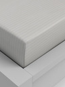 Kvalitex Bavlnené napínacie prestieradlo 180x200cm béžový pruh Kvalitex