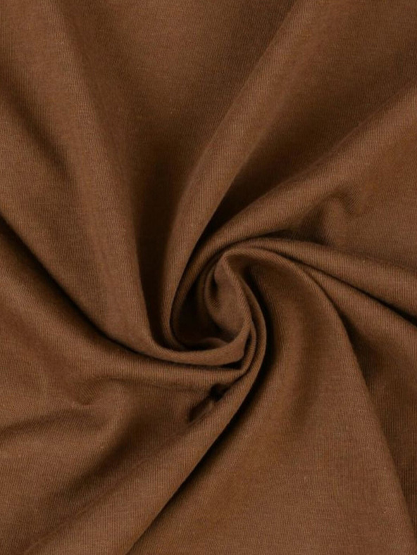Kvalitex Jersey prestieradlo 140x200cm tmavohnedé