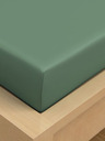 Kvalitex Prestieradlo bavlnené napínacie 90x200cm zelené Kvalitex