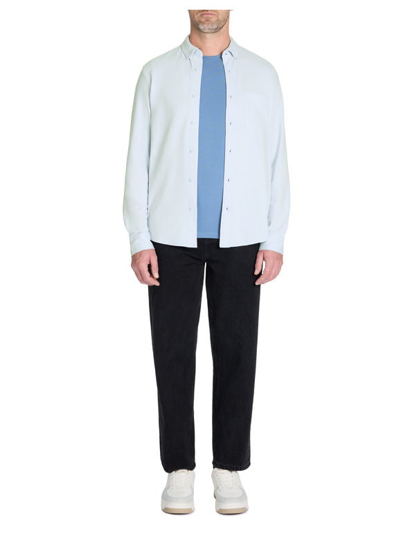 Celio Svetlomodré pánske tričko Celio Lapic