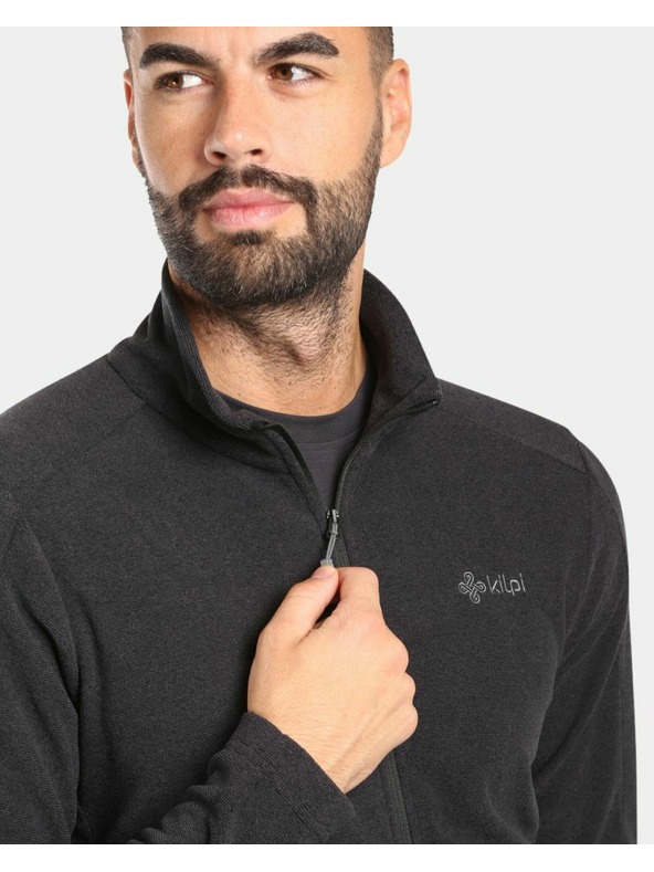 Kilpi Pánska fleecová mikina Kilpi GLAMER-M čierna