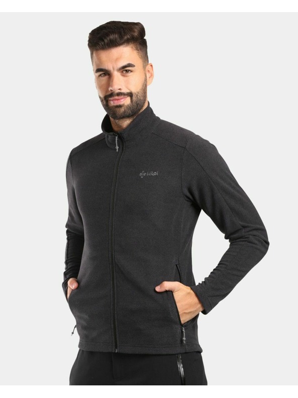 Kilpi Pánska fleecová mikina Kilpi GLAMER-M čierna