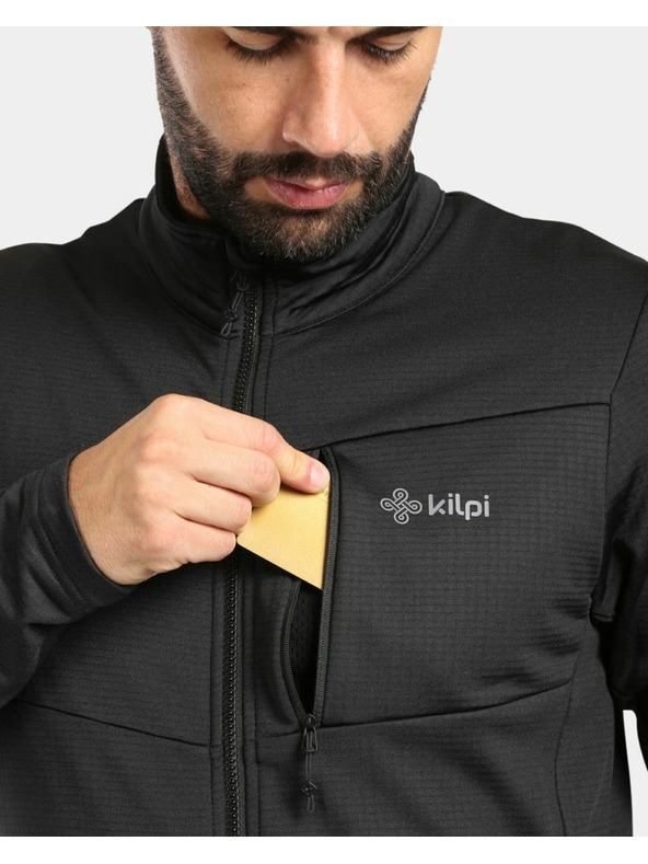 Kilpi Pánska funkčná mikina Kilpi ERIN-M Black
