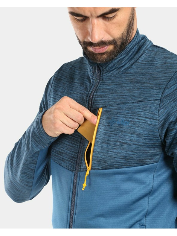 Kilpi Pánska funkčná mikina Kilpi ERIN-M tmavomodrá