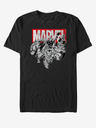 ZOOT.Fan Čierne unisex tričko Marvel IronMan Pózy