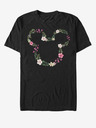 ZOOT.Fan Čierne pánske tričko Disney Floral Mickey