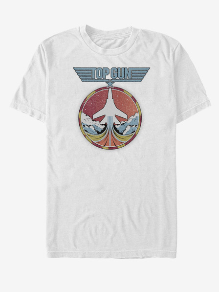 ZOOT.Fan Biele unisex tričko Paramount Top Jet