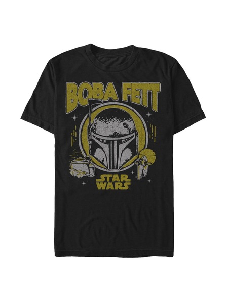 ZOOT.Fan Čierne pánske tričko Star Wars Big Boba