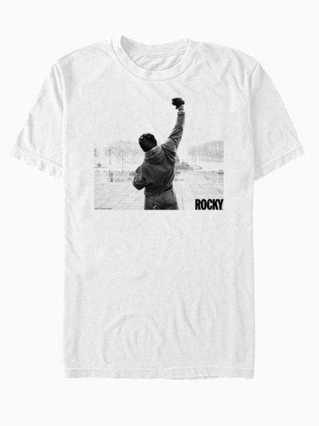ZOOT.Fan Biele unisex tričko ZOOT.Fan Rocky Fist Poster