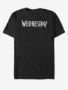ZOOT.Fan Čierne unisex tričko MGM Wednesday Logo