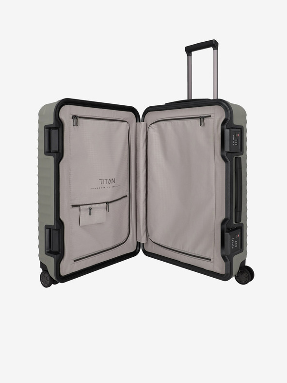 Titan Béžové cestovné puzdro Titan Litron Frame M