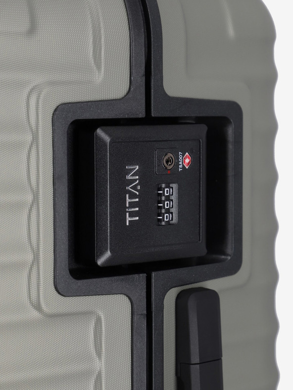 Titan Béžové cestovné puzdro Titan Litron Frame M