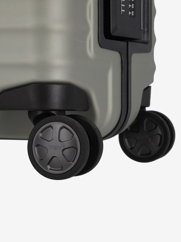 Titan Béžové cestovné puzdro Titan Litron Frame M