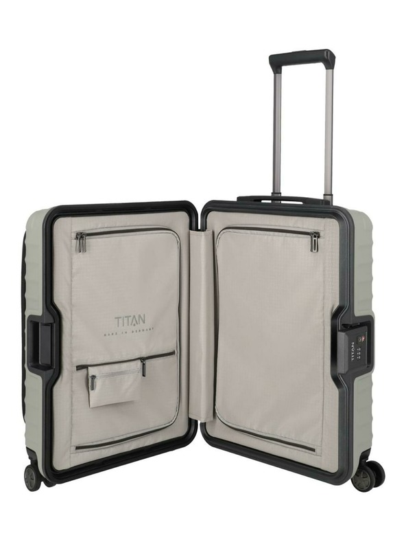 Titan Cestovné puzdro Titan Litron Frame S Front Pocket Champagne