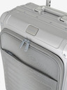 Travelite Cestovný kufor Travelite Next 4w S s predným vreckom strieborný