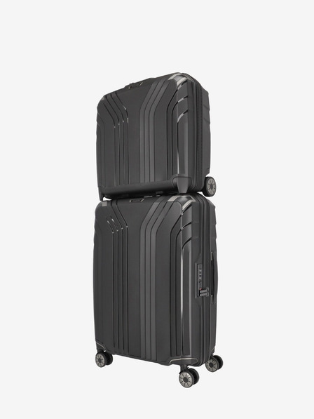 Travelite Čierny kufor Travelite Elvaa 2w Business na kolieskach