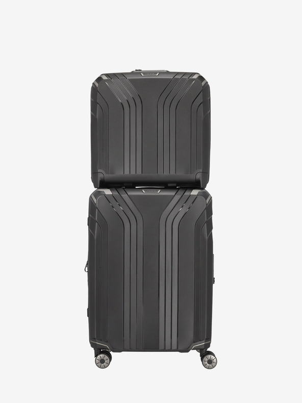 Travelite Čierny kufor Travelite Elvaa 2w Business na kolieskach