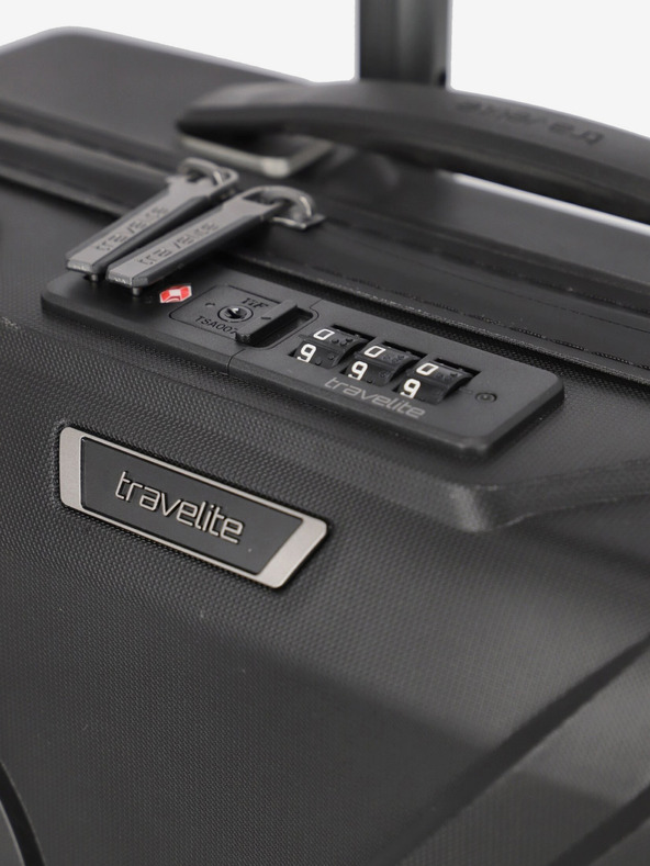 Travelite Čierny kufor Travelite Elvaa 2w Business na kolieskach