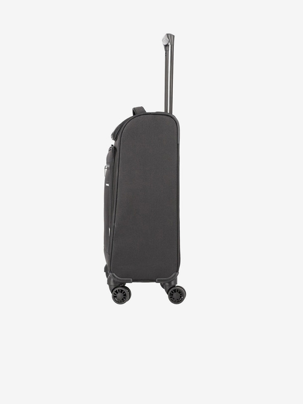 Travelite Čierny kufor Travelite Cabin Underseater/Toploader