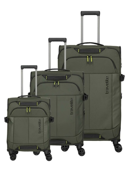 Travelite Travelite Briize Set cestovných kufrov S,M,L Khaki