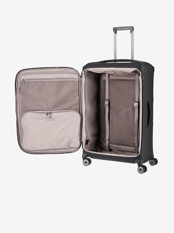 Travelite Čierne cestovné puzdro Travelite Priima L