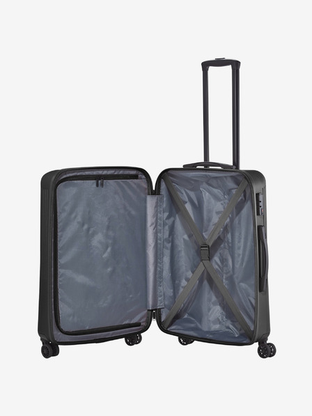 Travelite Sada troch cestovných kufrov v čiernej farbe Travelite Bali S,M,L Black