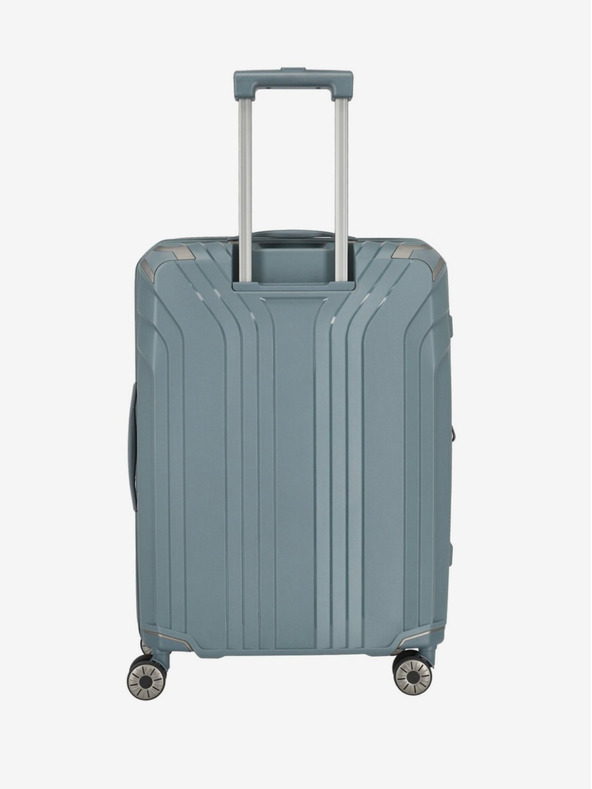 Travelite Sada troch cestovných kufrov Travelite Elvaa 4w S,M,L v šedo-modrej farbe