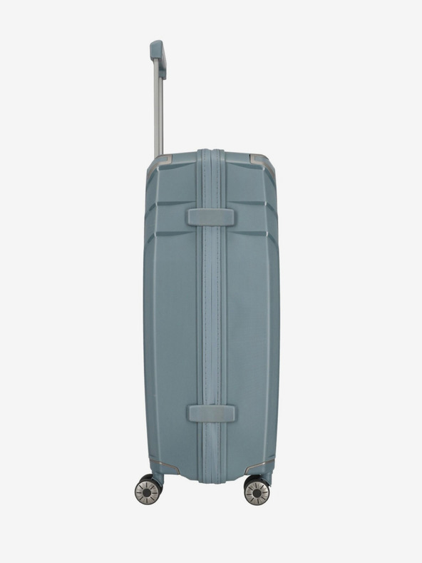 Travelite Sada troch cestovných kufrov Travelite Elvaa 4w S,M,L v šedo-modrej farbe