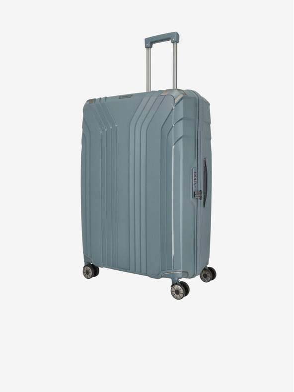Travelite Sada troch cestovných kufrov Travelite Elvaa 4w S,M,L v šedo-modrej farbe