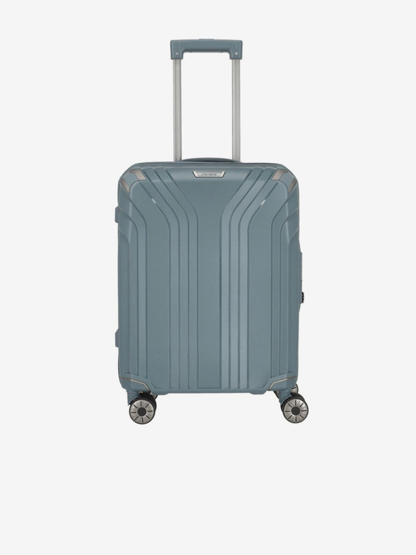 Travelite Sada troch cestovných kufrov Travelite Elvaa 4w S,M,L v šedo-modrej farbe