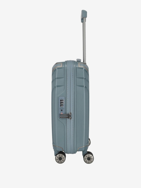 Travelite Sada troch cestovných kufrov Travelite Elvaa 4w S,M,L v šedo-modrej farbe