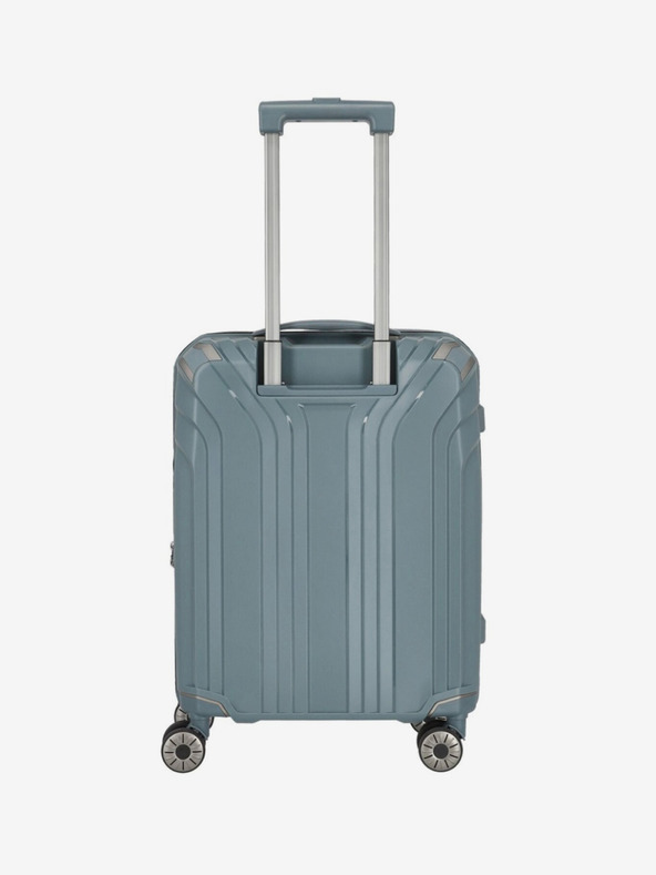 Travelite Sada troch cestovných kufrov Travelite Elvaa 4w S,M,L v šedo-modrej farbe