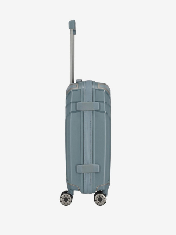 Travelite Sada troch cestovných kufrov Travelite Elvaa 4w S,M,L v šedo-modrej farbe