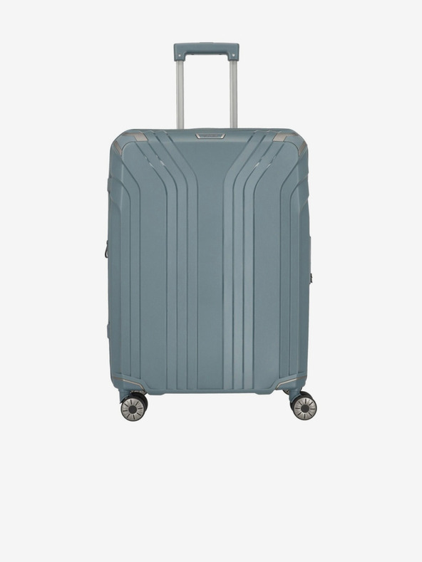 Travelite Sada troch cestovných kufrov Travelite Elvaa 4w S,M,L v šedo-modrej farbe