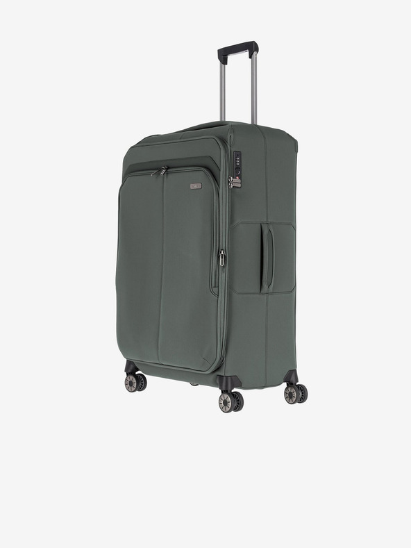 Travelite Zelený cestovný kufor Travelite Priima L