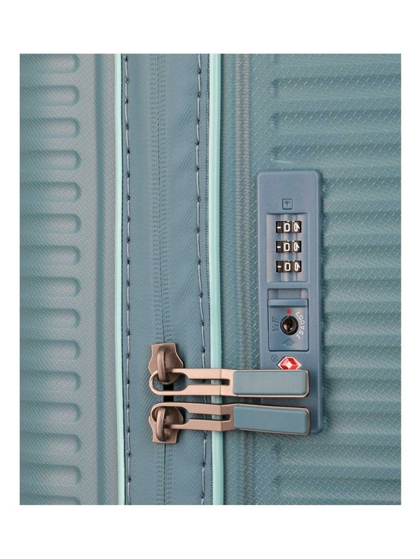 Travelite Kufrík Travelite Roomer S Aqua