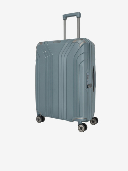 Travelite Cestovný kufor Travelite Elvaa 4w M sivomodrý